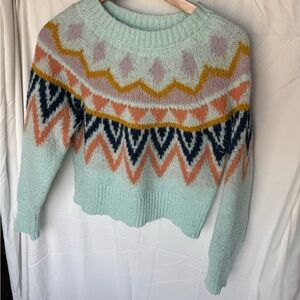 a new day Multicolor Chevron Women's Sweater